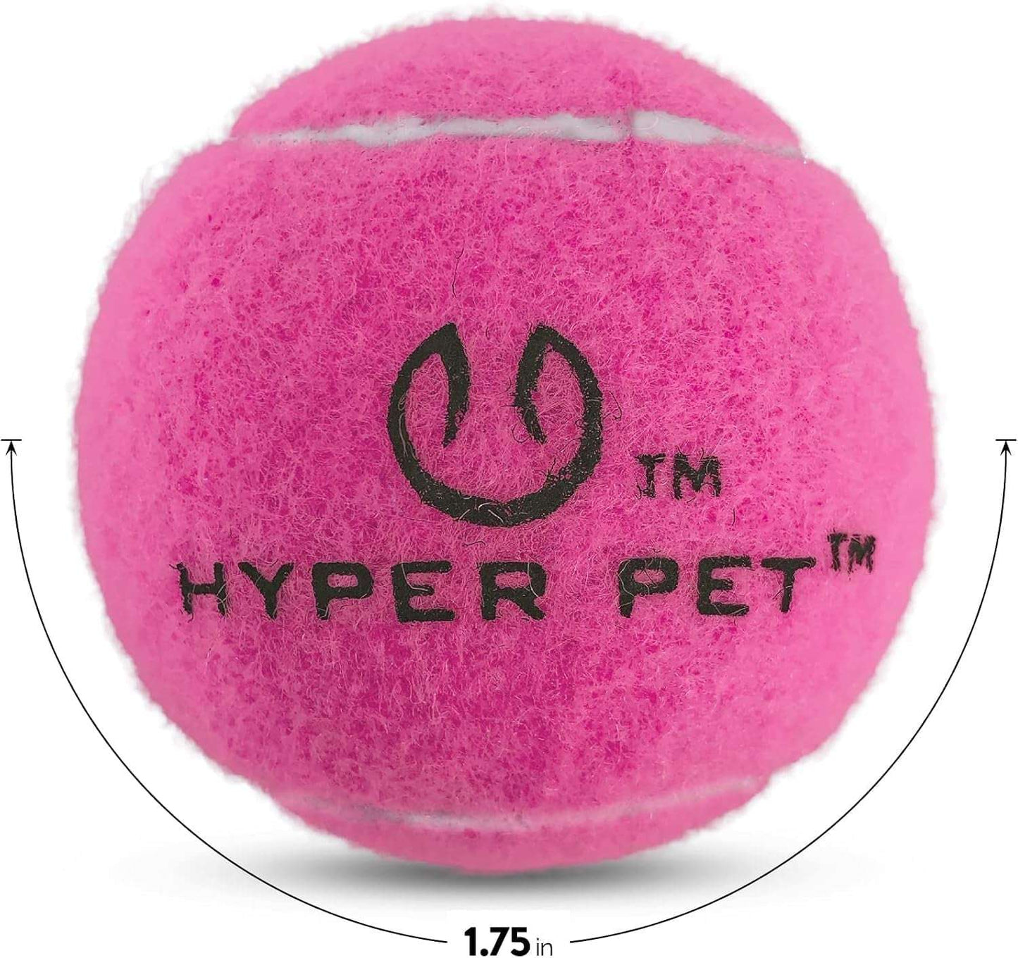 MINI Tennis Balls for Dogs (Pet Safe Dog Ball Dog Tennis Balls for Exercise & Training) Dog Ball Interactive Dog Toys Work with K9 Kannon MINI Dog Ball Launcher - 4 Pack MINI Pink