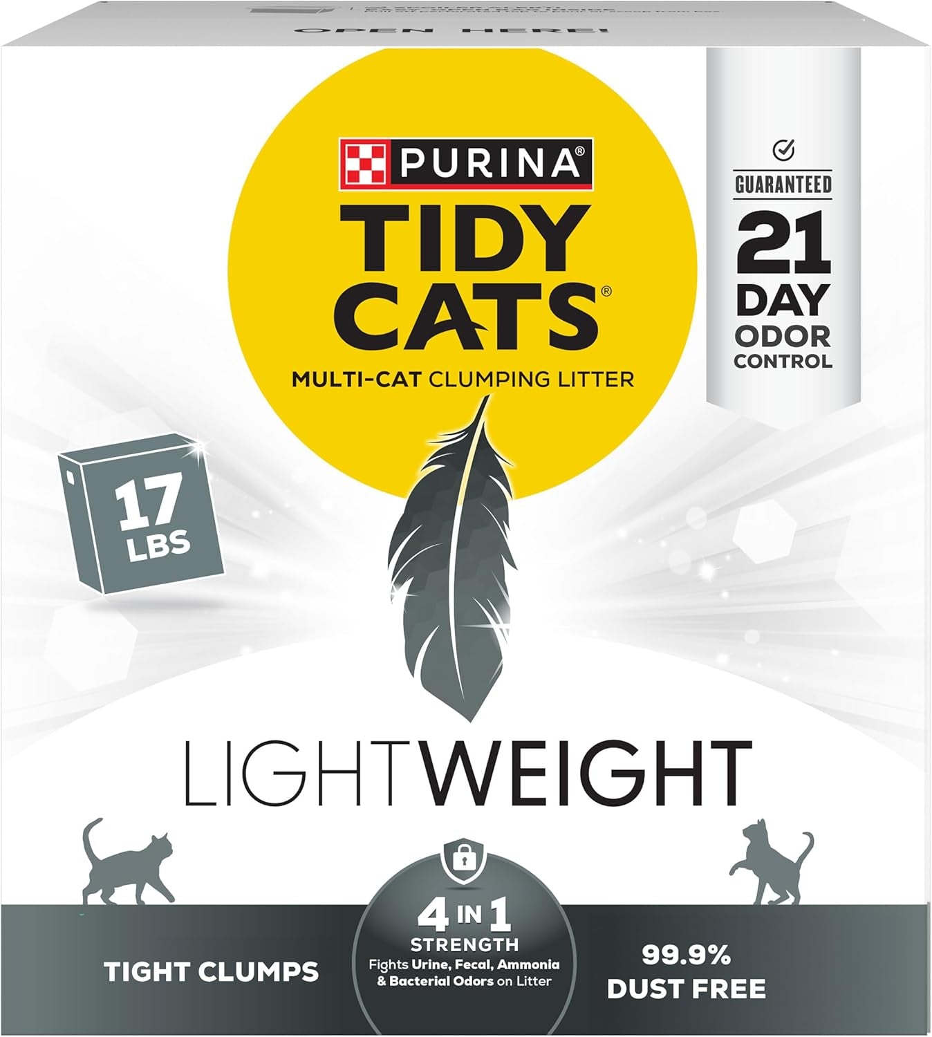 Purina Lightweight 4-In-1 Strength Clumping Cat Litter
