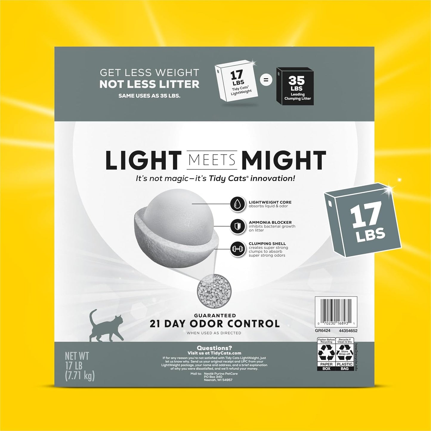 Purina Lightweight 4-In-1 Strength Clumping Cat Litter