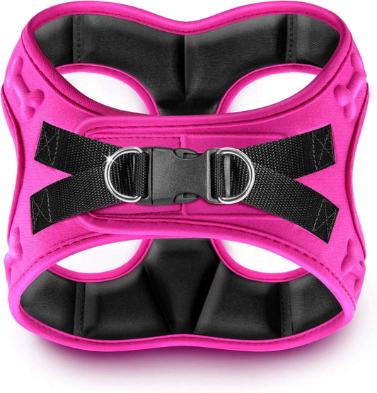 Comfort Fit Dog Harness - Comfortable Puppy Harness & Dog Vest: Adjustable, Soft Padded for Small, Medium Dogs - Easy to Put-On Dog Harness Medium Sized Dog
