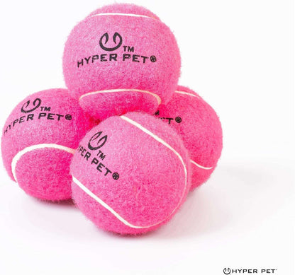 MINI Tennis Balls for Dogs (Pet Safe Dog Ball Dog Tennis Balls for Exercise & Training) Dog Ball Interactive Dog Toys Work with  K9 Kannon MINI Dog Ball Launcher - 4 Pack MINI Pink